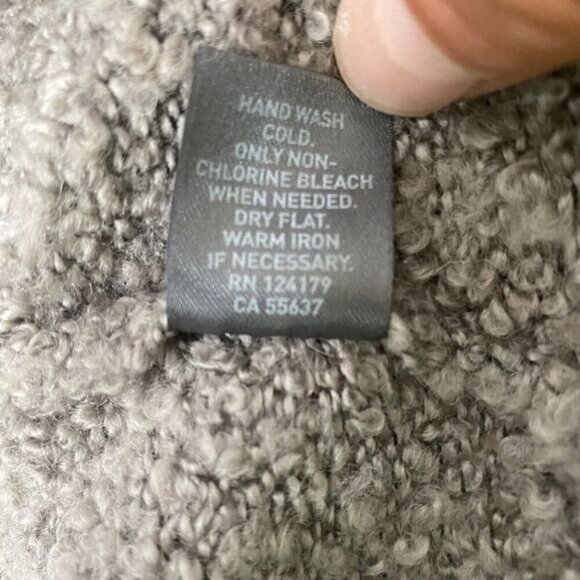 Johnston & Murphy Open-Front Slub Knit Cardigan Women's Size XS Wool Comfort - Picture 9 of 14